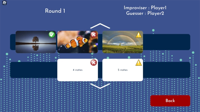 Screenshot of Improvison on Roblox: pop-up.