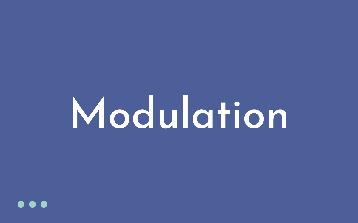Exemple de carte contrainte d'improvison: Modulation