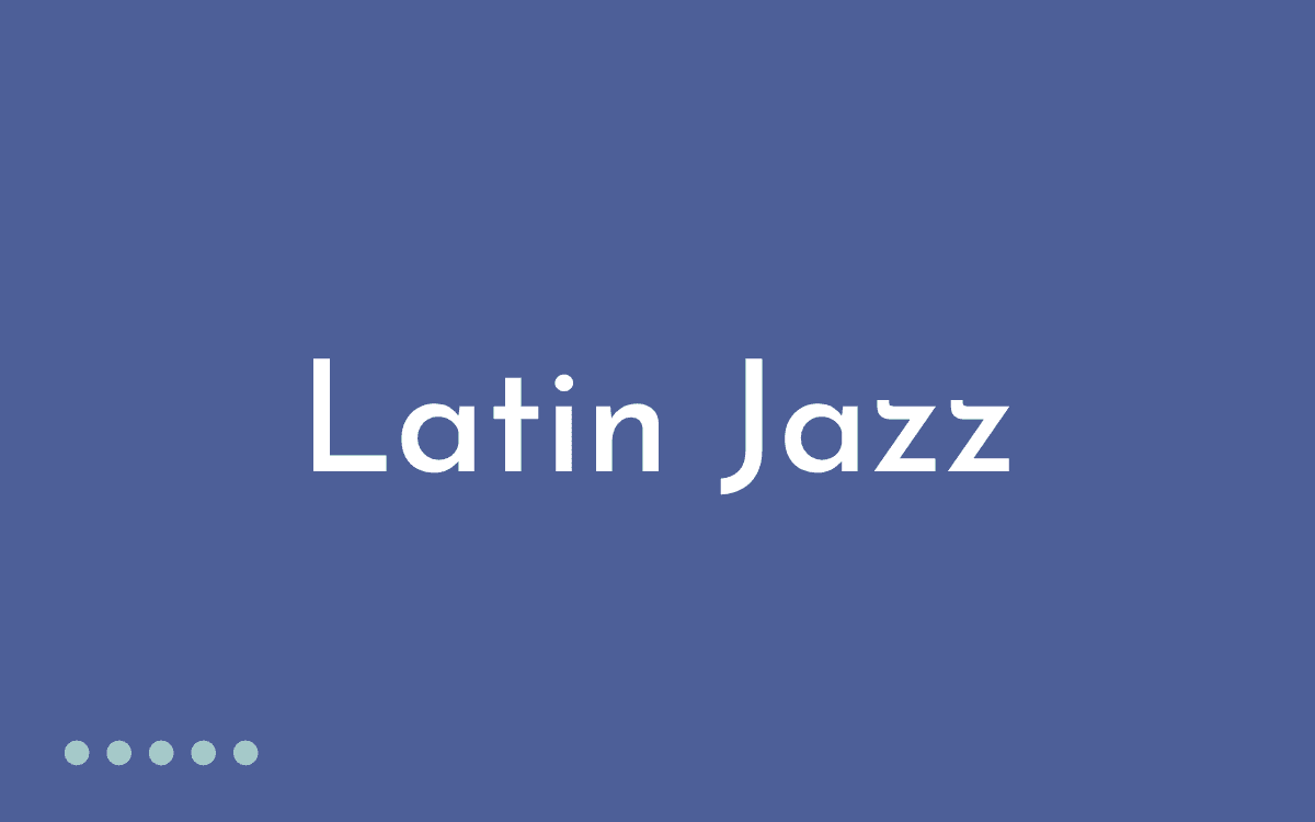 Exemple de carte contrainte d'improvison: Latin Jazz